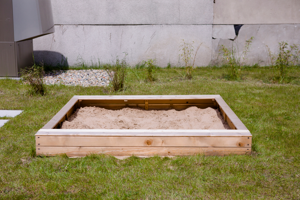 rahmen für sandkasten